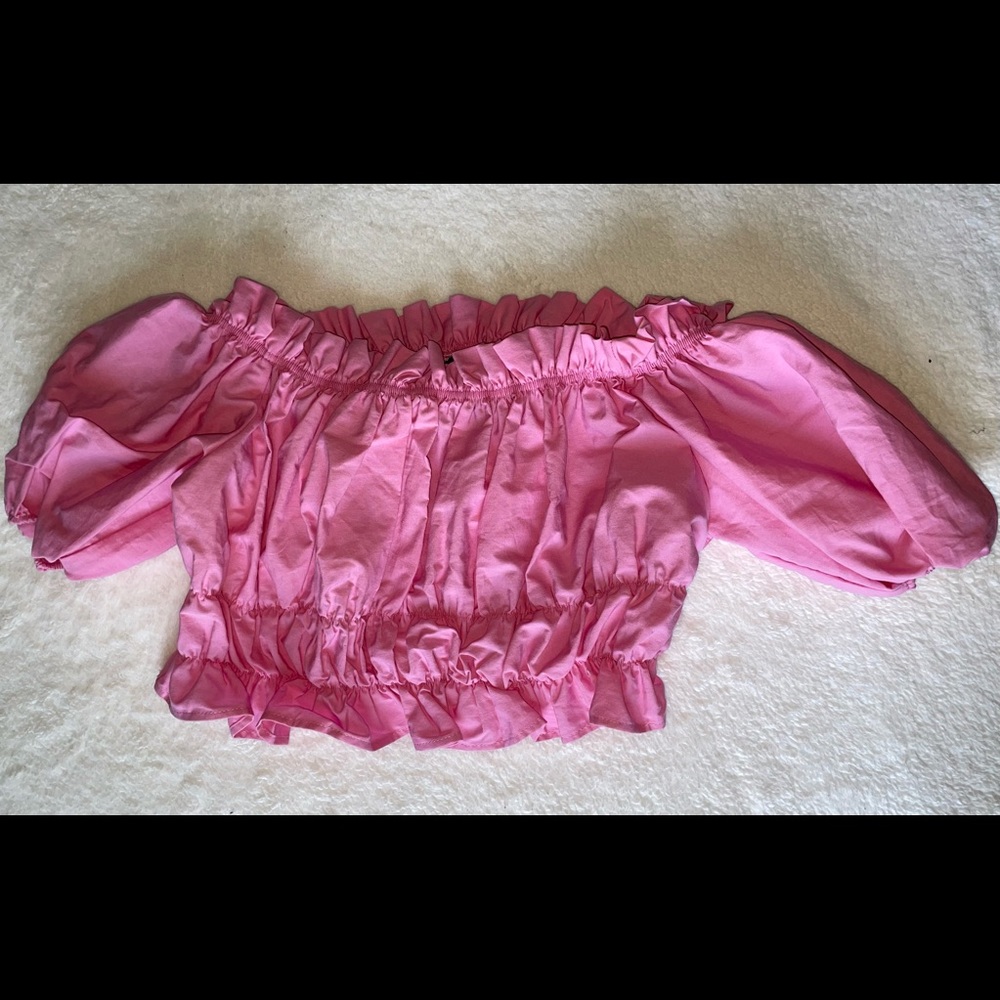 Pink panther crop top! Never been worn